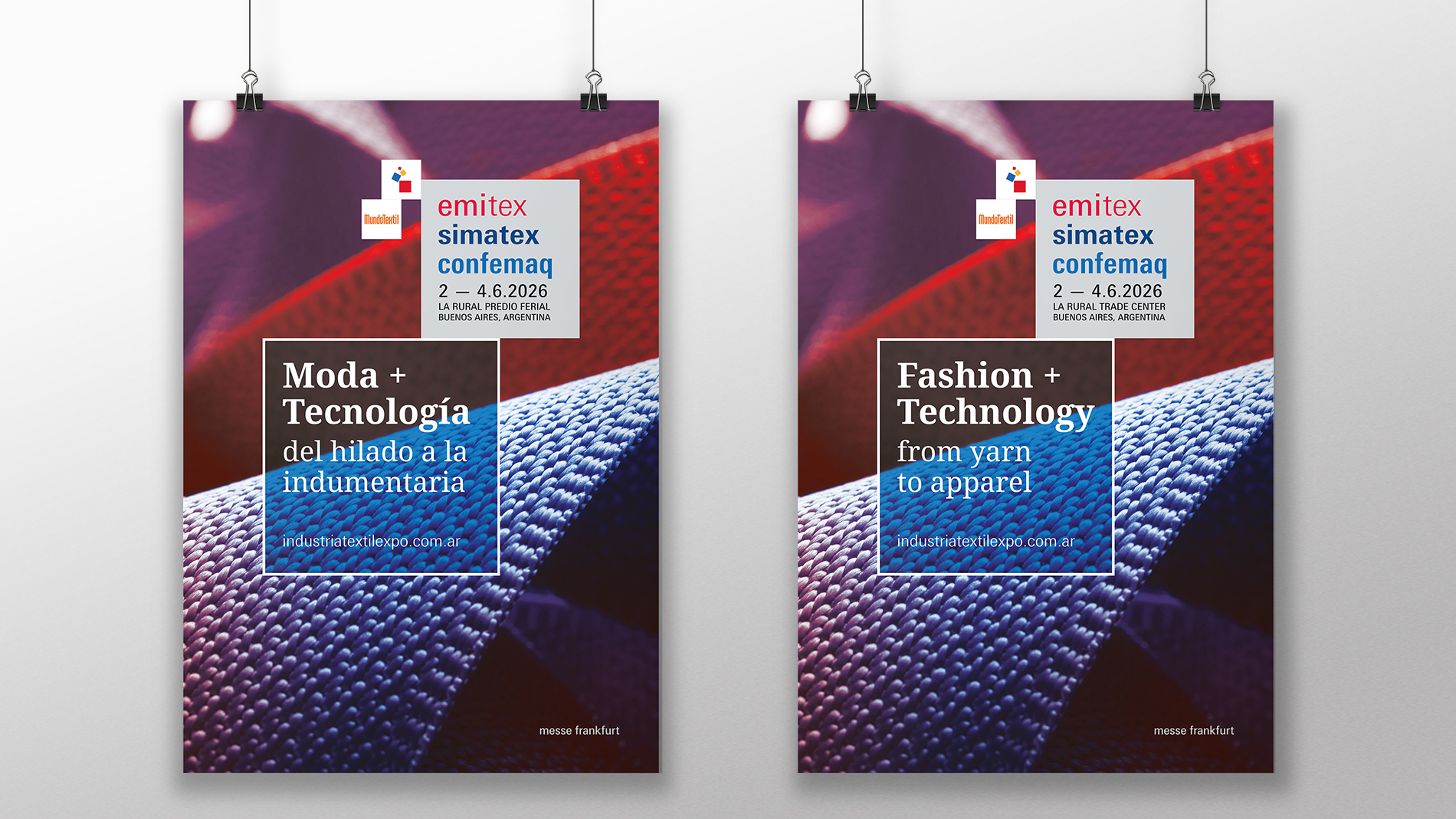 Key visual Emitex, Simatex and Confemaq